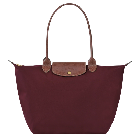 Longchamp - Large Le Pliage Tote, Burgundy 